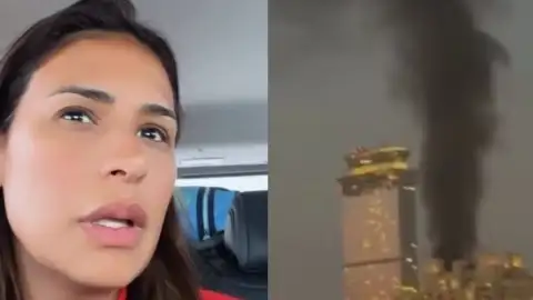 Simone Mendes volta de Dubai e descobre que hotel onde estava pegou fogo: "Desesperador"