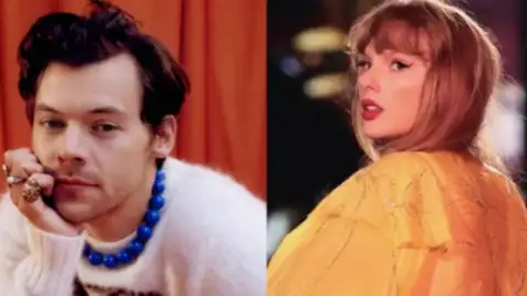 Harry Styles canta música que escreveu para Taylor Swift no dia do casamento da cantora