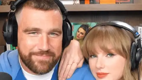 Sobrou! Fãs ganham doces do casamento de Taylor Swift e Travis Kelce
