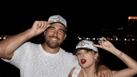 Travis Kelce fala pela 1ª vez do casamento com Taylor Swift: "Melhor noite da minha vida"