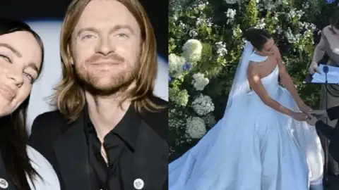Billie Eilish surpreende e oficializa o casamento do próprio irmão, Finneas